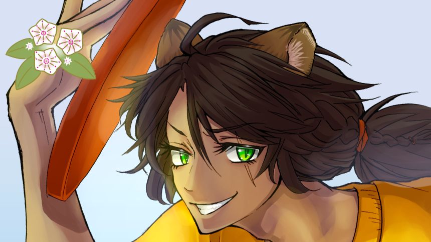 獅子の砂漠に咲いた花